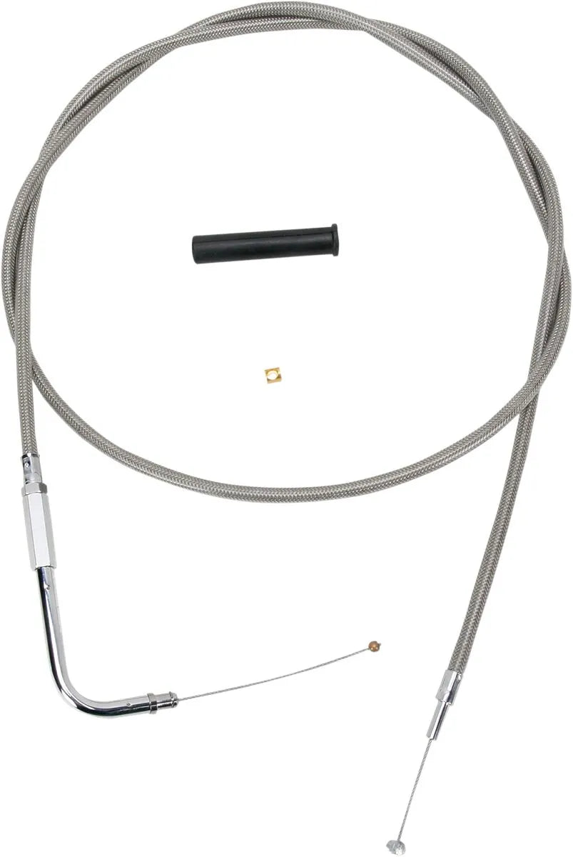 Drag Specialties Stainless Braided Throttle Cable Gasvajrar bild 18 PMMEDIA:9094550988988606