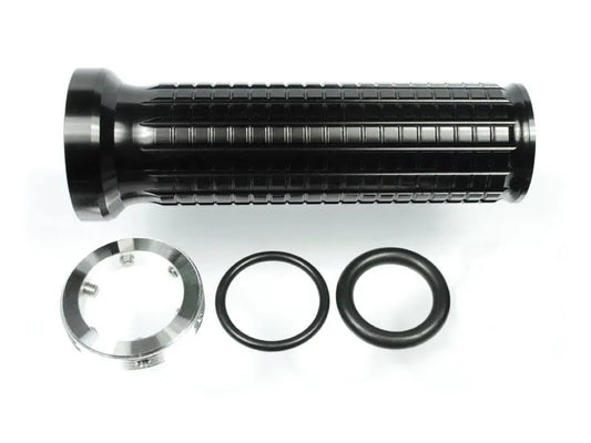 MOTOGADGET mo-GRIPS Handtag Aluminium Svart utan Ändlock bild 2 PMMEDIA:87fa8d134d30c96d