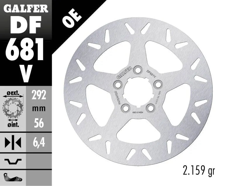 GALFER Bromsskiva Fast Rund Fram bild 2 PMMEDIA:9a263ec33744f0a9