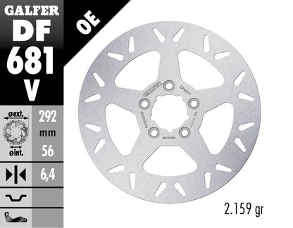 GALFER Bromsskiva Fast Rund Fram bild 2 PMMEDIA:9a263ec33744f0a9