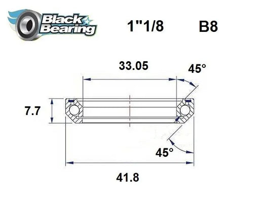 BLACK BEARING Headsetlager HB 30.5X41.8X7.7MM 45°/45° bild 1 PMMEDIA:cc552ba8cb314098