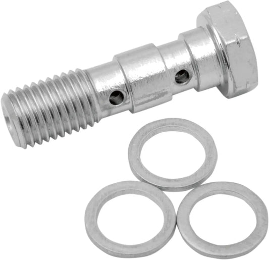 Drag Specialties Universal Chrome Steel Banjo Bolt Tillbehör bromsledningar bild 2 PMMEDIA:28603f433fa7d22c