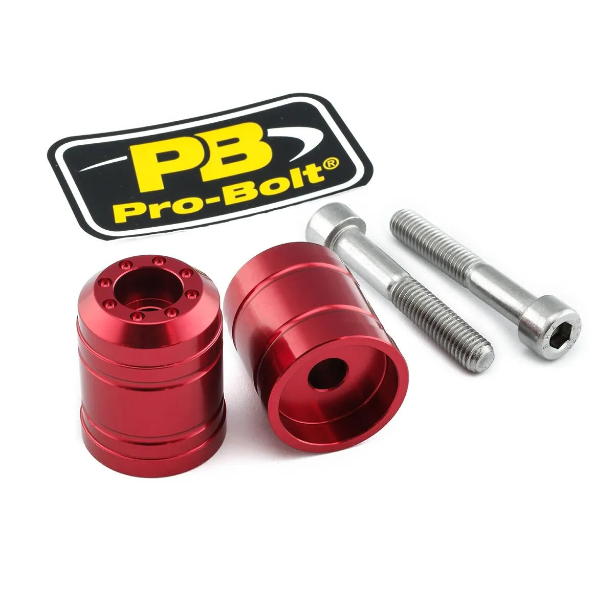 PRO BOLT Aluminium Bar Ends KAW 10 Röd bild 1 PMMEDIA:085934d32f298de1
