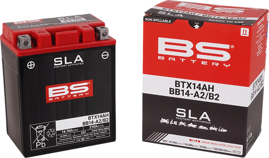 BS BATTERY BTX14AH AGM Underhållsfritt Motorcykelbatteri bild 3 PMMEDIA:d3fc0f8beaa0222f