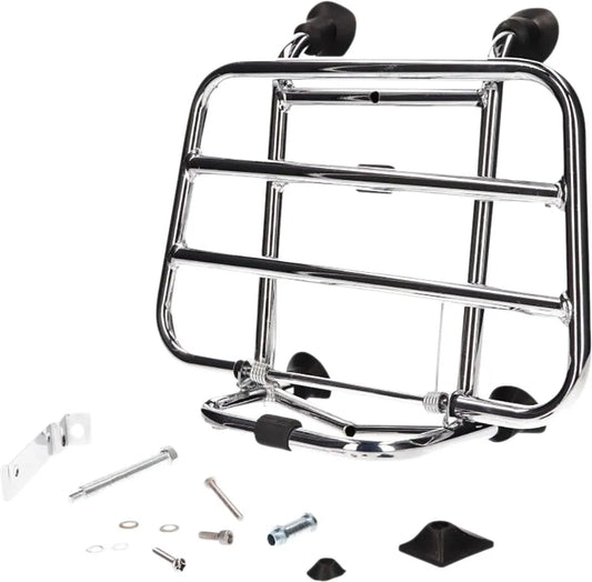 101 OCTANE Front Luggage Rack kromat fällbart bagagegaller bild 2 PMMEDIA:d6729cd146d5f512