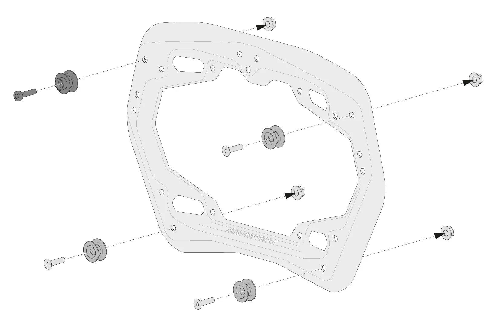 SW-MOTECH Adapterkit för PRO Side Carrier bild 3 PMMEDIA:df01a49fbd74e909