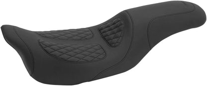 Mustang Dave Perewitz Signature Series Fastback 2-Up Seat Sadlar Harley Touring bild 3 PMMEDIA:33d36b6b3fcbd8d7
