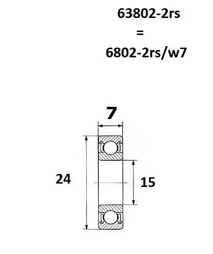 BLACK BEARING Max Lager 15x24x7mm bild 1 PMMEDIA:301f0af4d9ab0194