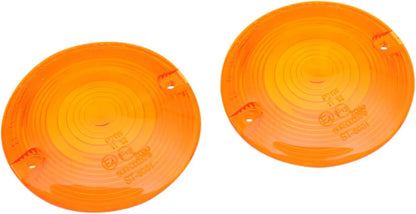 DRAG SPECIALTIES Blinkersglas för Dressers Amber bild 1 PMMEDIA:0ce185458cb7369a