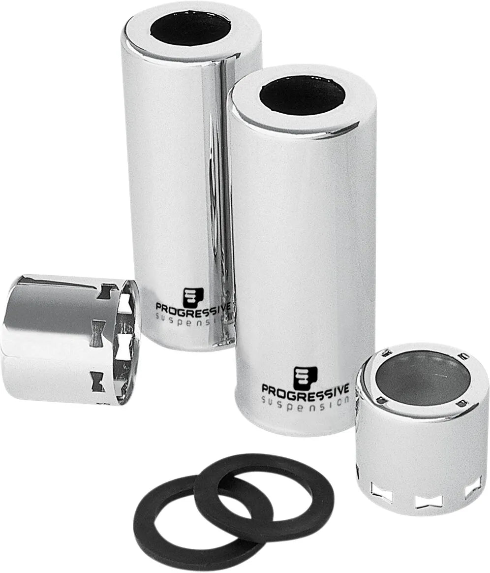 PROGRESSIVE SUSPENSION Chromade stötdämpartäckningar bild 1 PMMEDIA:fcd58252d221dda1