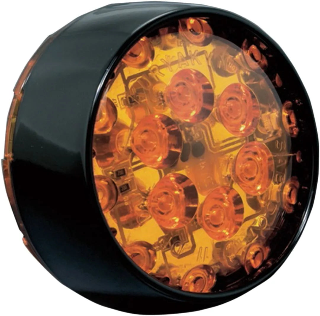 KURYAKYN Lens Bull LED Amber T/S Svart bild 1 PMMEDIA:f893522e07a0fe60