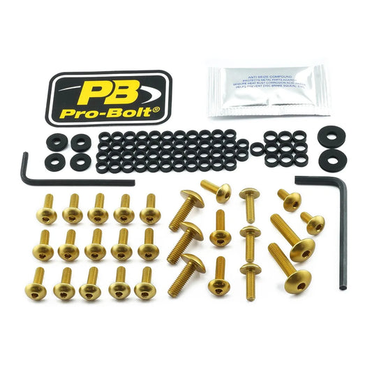PRO BOLT Aluminium Fairing Bolt Kit för Kawasaki bild 1 PMMEDIA:1cb1e590c8211349