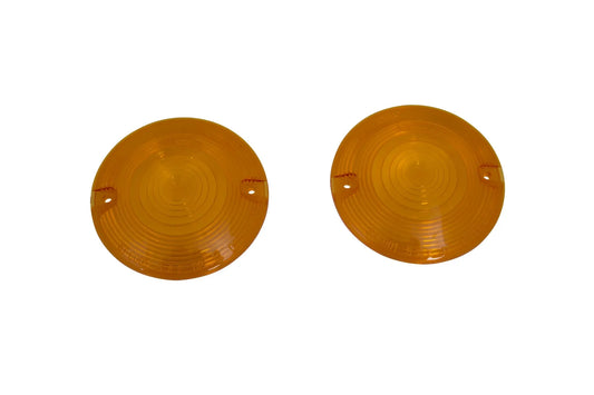 DRAG SPECIALTIES Blinkersglas för Dressers Amber bild 2 PMMEDIA:f6ef02f527ee698f