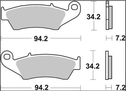 BREMBO Bromsbelägg Carbon Ceramic TT Prime Line bild 2 PMMEDIA:b92dbf224ff05e96