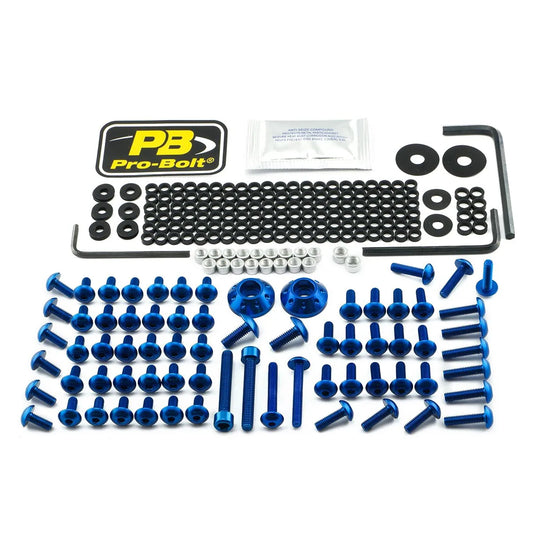 PRO BOLT Aluminium Fairing Bolt Kit för BMW blå bild 1 PMMEDIA:b862d2548b6856cc