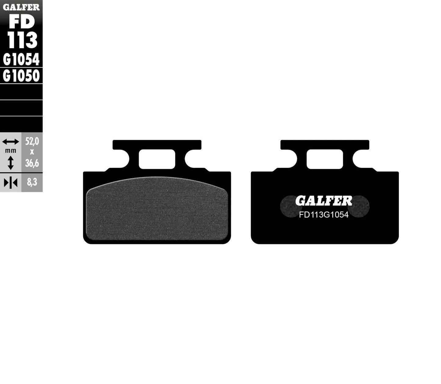 GALFER Semi-Metallic Bromsbelägg bild 1 PMMEDIA:df665bb56e8aaf3a