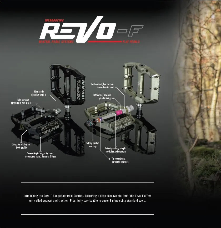 Renthal Revo-F Flat Pedal Pedaler bild 9 PMMEDIA:95595fe12a5c46c6