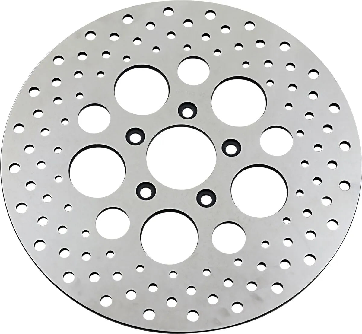 Drag Specialties Polished Stainless Steel Drilled Brake Rotor Bromsskivor street bild 6 PMMEDIA:87abd769ddbac65b