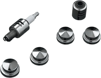 KURYAKYN Headbolt Covers - Motorbultskydd i krom bild 1 PMMEDIA:9db7a8948c8f3451