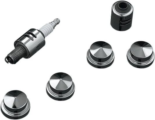KURYAKYN Headbolt Covers - Motorbultskydd i krom bild 1 PMMEDIA:9db7a8948c8f3451