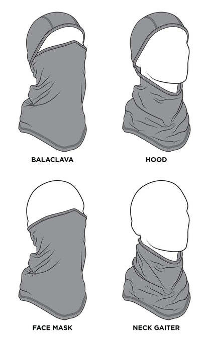 Zan Headgear SportFlex® Convertible Balaclava Ansiktsskydd bild 6 PMMEDIA:d9c2dc6a5155d67b