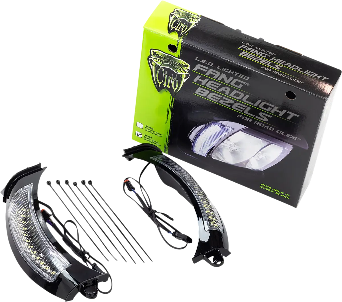CIRO Fang® Strålkastarinfattningar med LED-ljus bild 7 PMMEDIA:a4b7a54574fd29db