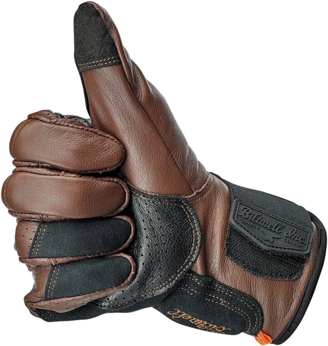 BILTWELL Borrego Handskar XS Choklad bild 6 PMMEDIA:feeb9d982c9dd813