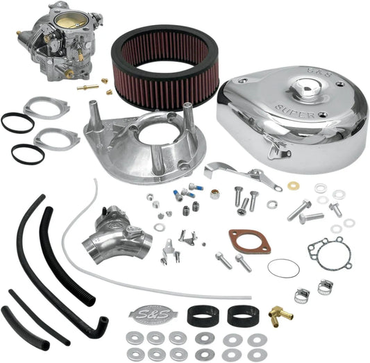 S&S CYCLE Super E för 84-91 BT V-2 Förgasarkit med Insug bild 1 PMMEDIA:533060b723b3dbfb