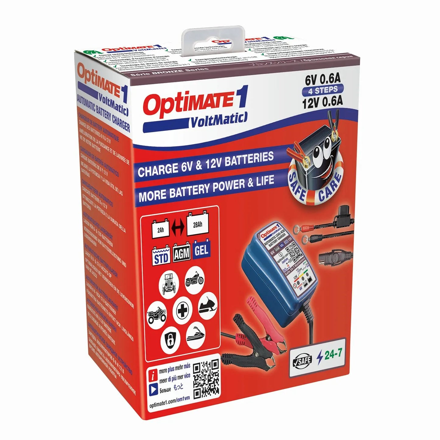 TECMATE OptiMate 1 6/12V Batteriladdare bild 4 PMMEDIA:c8b14f47de057175