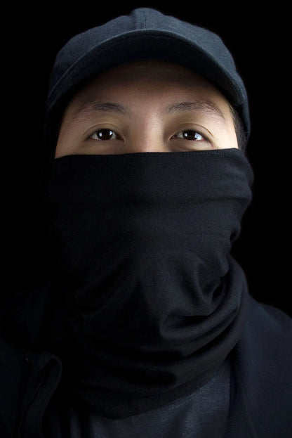 ZAN HEADGEAR Motley Tube® Halsduk Svart bild 5 PMMEDIA:ffb45776f6f9a615