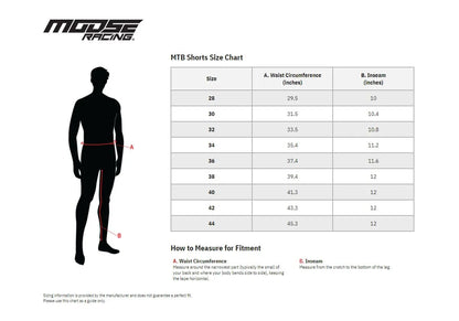 MOOSE OFFROAD SOFT-GOODS Mountain Bike Shorts MTB BK 28 bild 5 PMMEDIA:e77a87eea43a521e
