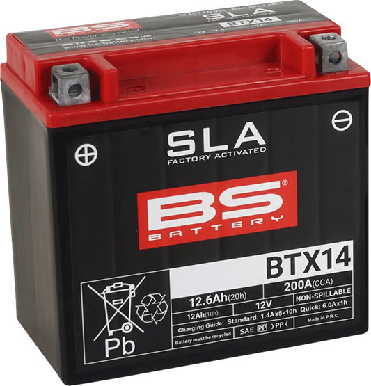 BS BATTERY BTX14 AGM Underhållsfri Batteri bild 1 PMMEDIA:5c892e0ae918aa96