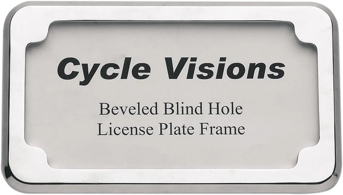 CYCLE VISIONS Beveled License Plate Frame bild 1 PMMEDIA:3e6d5a144ef8f38a