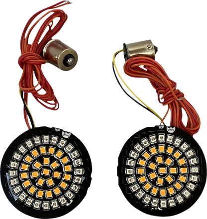 CUSTOM DYNAMICS Dynamic Clusters2™ LED Blinkersats 1156 Amber/Röd bild 2 PMMEDIA:8d4b453af081d897