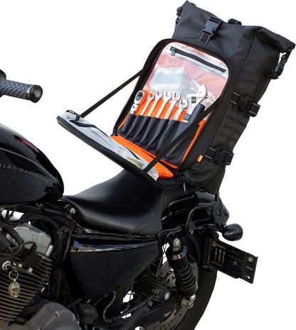 BILTWELL EXFIL-80 Sissy Bar-väska Gen 2 svart bild 8 PMMEDIA:8aba960dcf7a0ca1