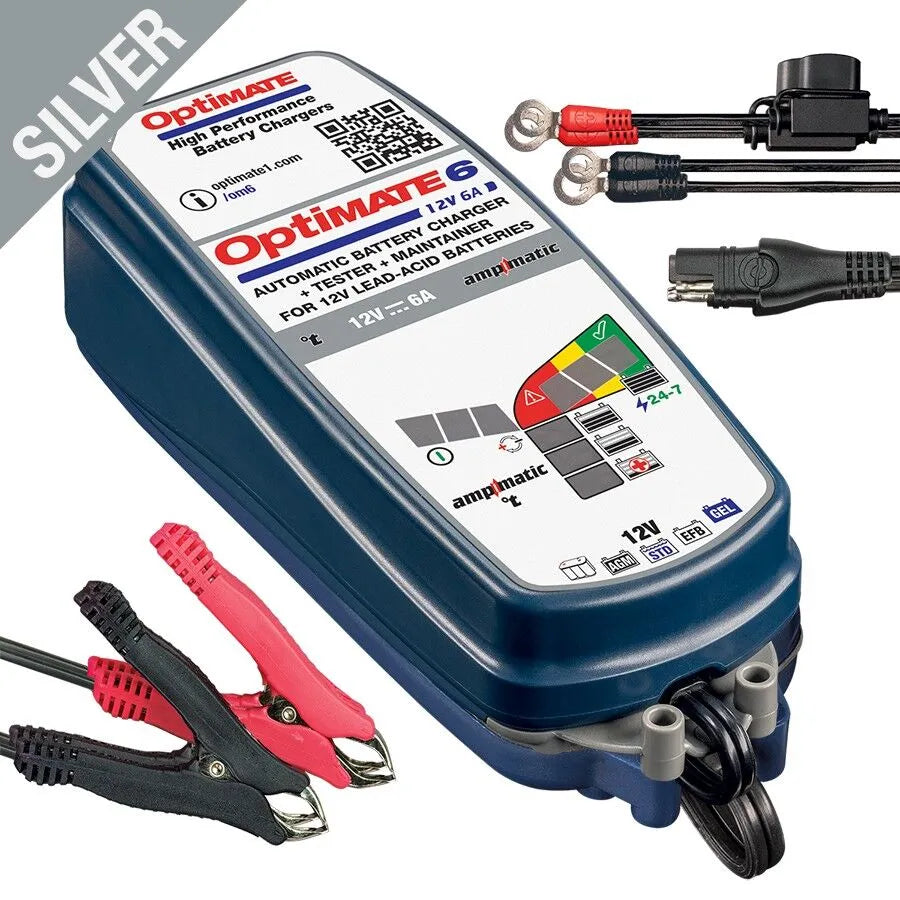 TECMATE Optimate 6 AMPMATIC 6A Batteriladdare bild 4 PMMEDIA:cefa7cff06bbf5e5