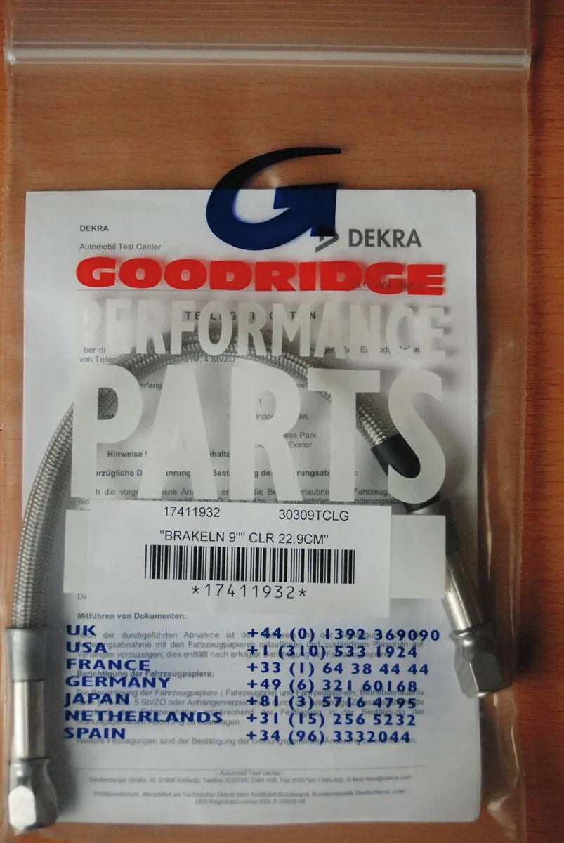 GOODRIDGE Universal Bromsledningar med ABE bild 1 PMMEDIA:5dc69546211f11a7
