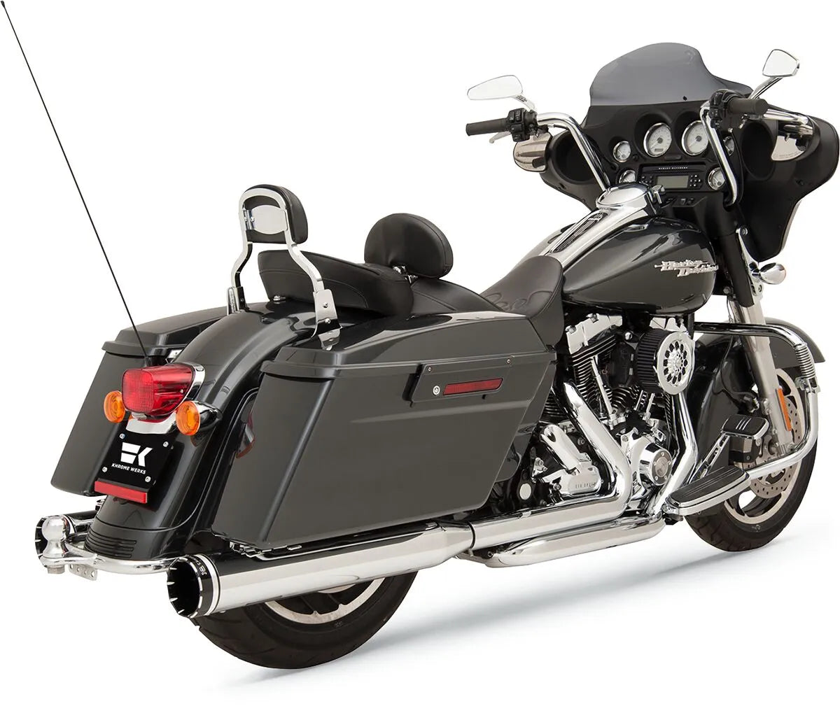 Khrome Werks 2-into-2 Dominator Exhaust System Kompletta avgassystem Harley bild 6 PMMEDIA:3bc69e5ce34aaa17