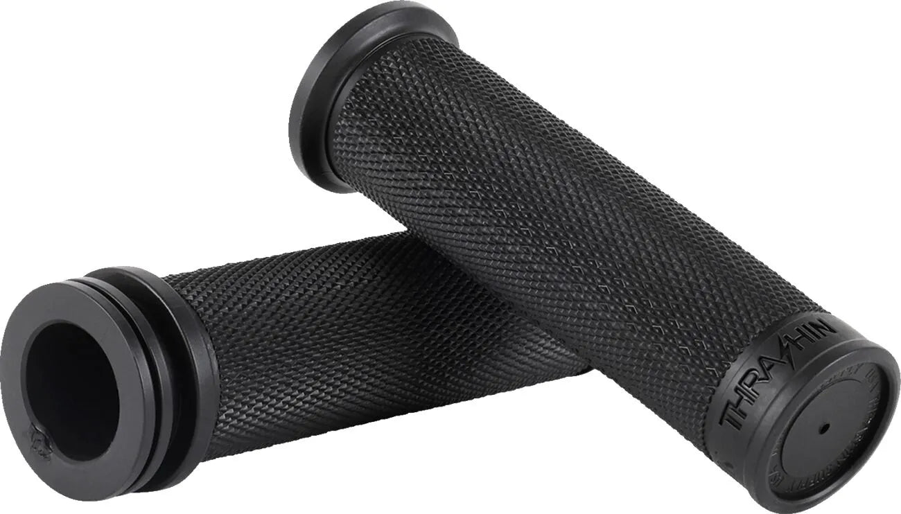 THRASHIN SUPPLY CO. Moto Grips 1" Slim Svart bild 1 PMMEDIA:35ba0da86d45c687