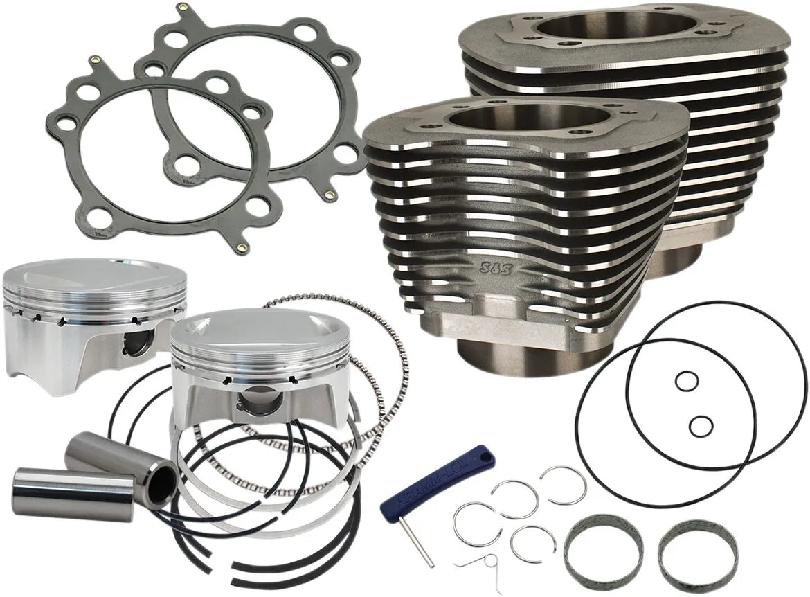 S S Cycle Bolt-In Sidewinder® 4" Big Bore Kits Cylindrar & delar bild 2 PMMEDIA:1a130af9f1ad4863