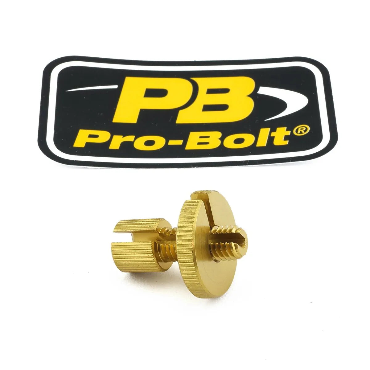 PRO BOLT Aluminium Wirejusterare M8 Gul bild 1 PMMEDIA:789ba54157add70f