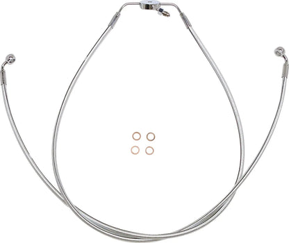 Magnum Shielding Designer Series Braided Non-ABS Lower Brake Line Assemblies Bromsslangar rostfritt stål bild 2 PMMEDIA:bdd87bab7e3b8746