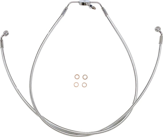Magnum Shielding Designer Series Braided Non-ABS Lower Brake Line Assemblies Bromsslangar rostfritt stål bild 2 PMMEDIA:bdd87bab7e3b8746