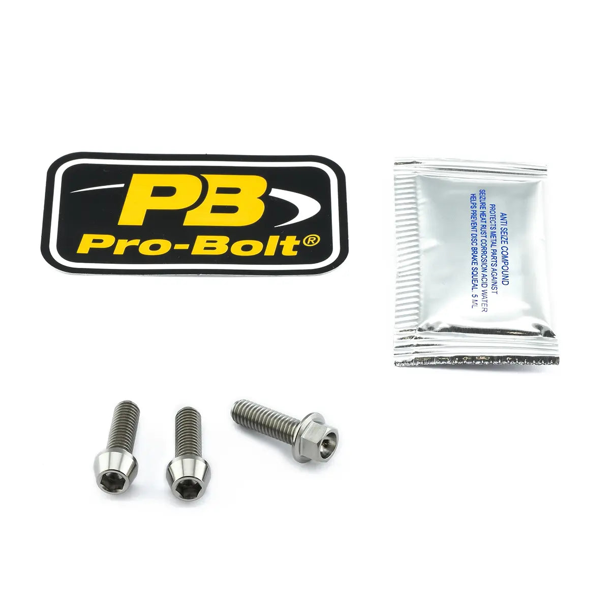 PRO BOLT Titanium Broms- & Kopplingsspak Pinch Bolt Kit bild 1 PMMEDIA:2448f97c89a56902