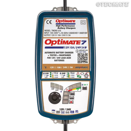 TECMATE OptiMate 7 12V/24V Batteriladdare bild 1 PMMEDIA:88efa3f9be282380