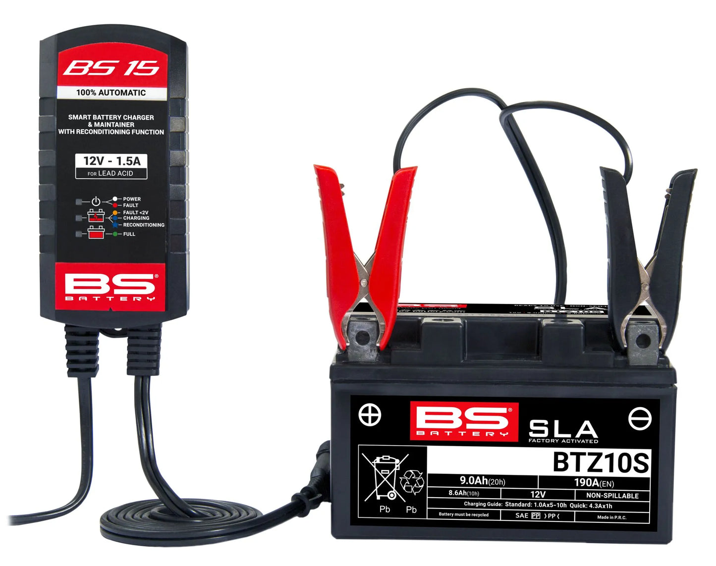 BS BATTERY SMART Batteriladdare och Underhållare 12V 1,5A bild 1 PMMEDIA:129f466660e39eff