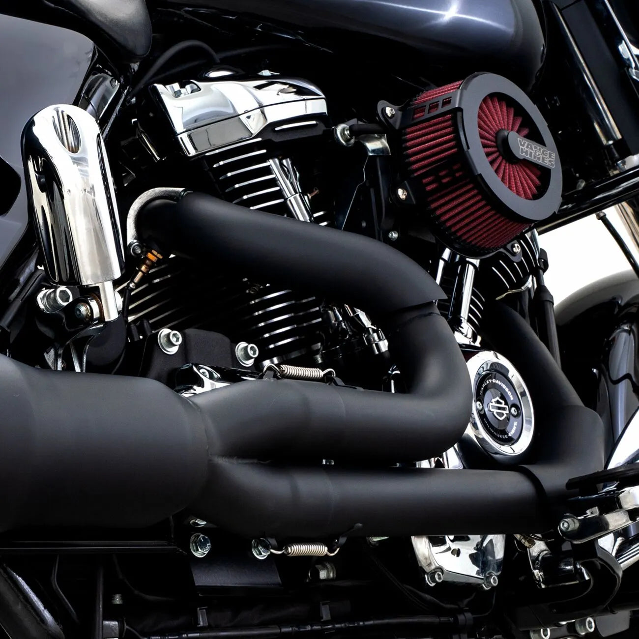 VANCE & HINES Hi-Output RR Värmeskyddssats Svart bild 1 PMMEDIA:be2b0aacbebfb0be