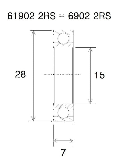 BLACK BEARING Max Lager 15x28x7mm bild 1 PMMEDIA:4c3701dd6c8c1cdd