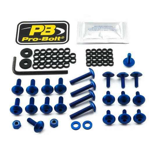 PRO BOLT Aluminium Fairing Bolt Kit för Yamaha blå bild 1 PMMEDIA:7fb64c0d7add9f29