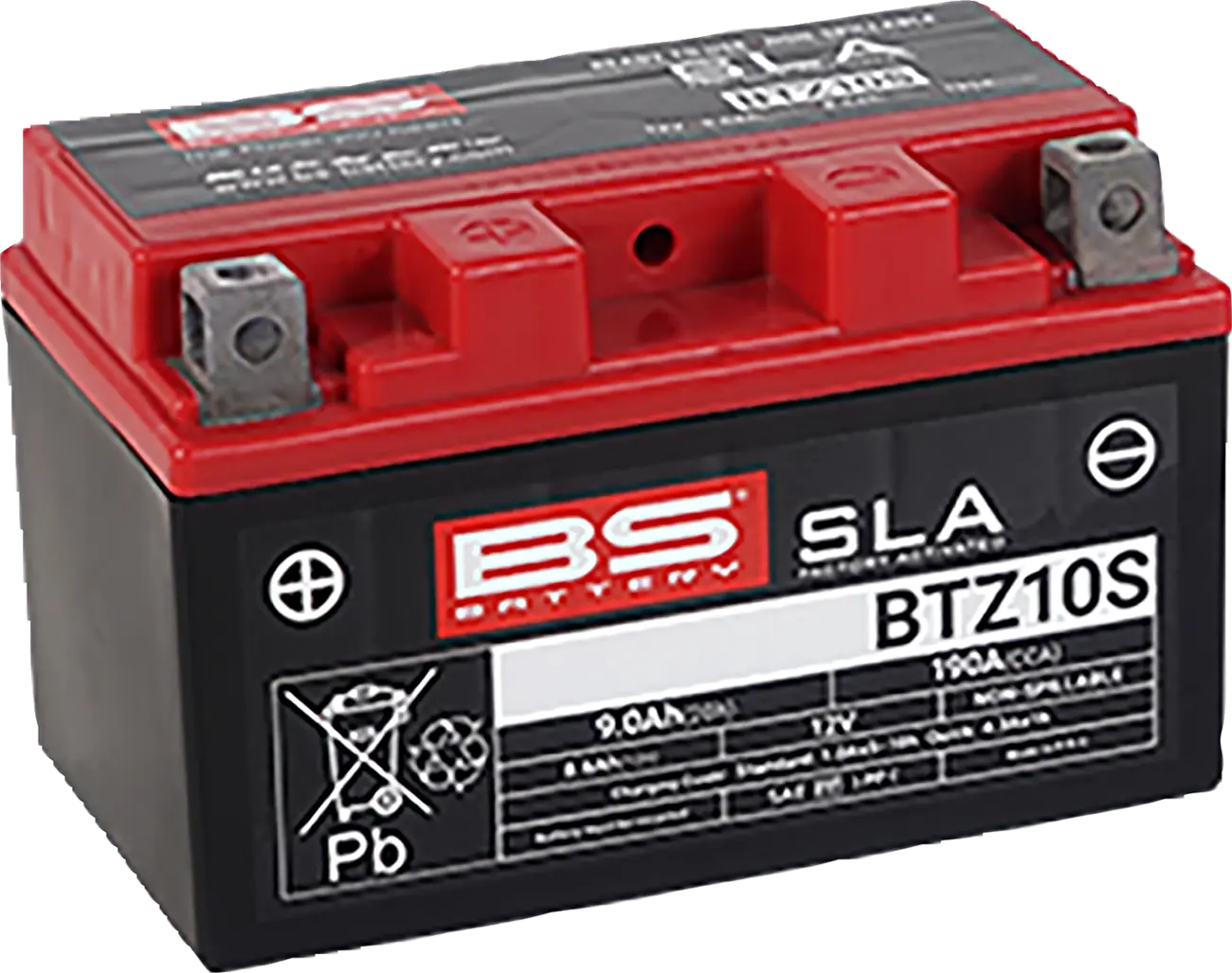 BS BATTERY BTZ10S AGM Underhållsfritt Batteri bild 1 PMMEDIA:1324665c8f80f130